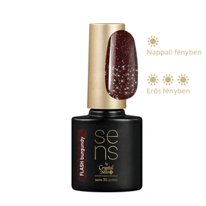 CRYSTAL NAILS SENS 3G POLISH - FLASH BURGUNDY 4ML főképe